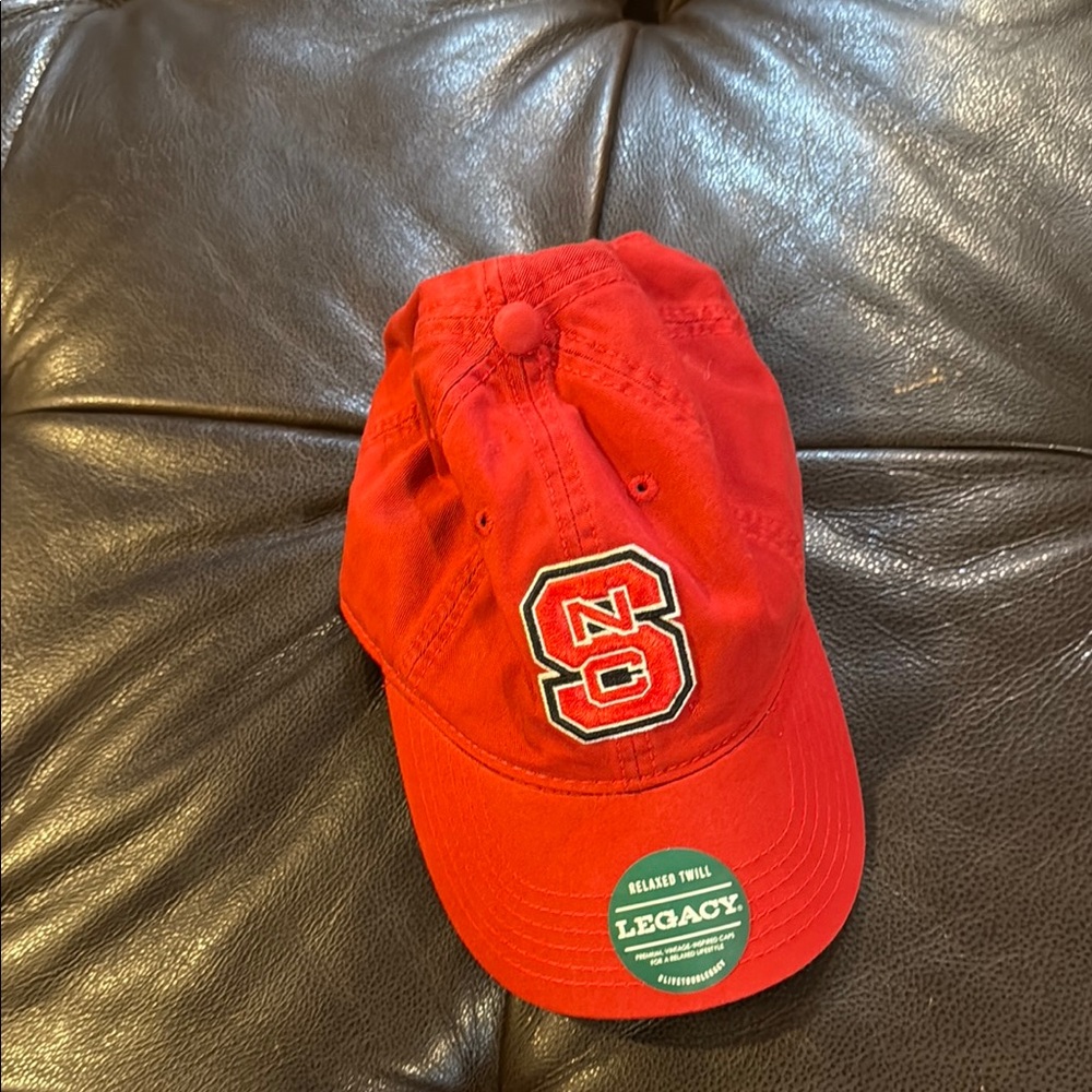 Red NC State Baseball Cap